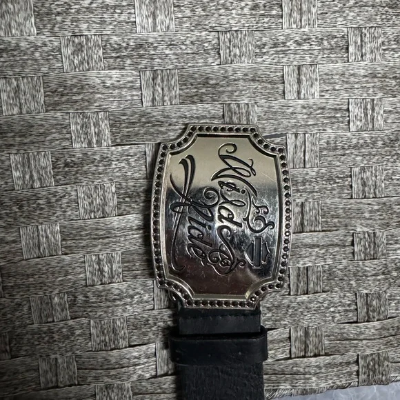 Harley-Davidson Black Leather Belt - Picture 2 of 4